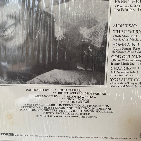 OLIVIA NEWTON-JOHN IF YOU LOVE ME LET ME KNOW LP VINYL RECORD 1974 MCA RECORDS - Picture 5 of 9